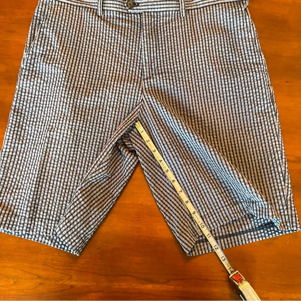 Banana Republic Shorts Blue Emerson Seersucker cotton 11” Men's 36